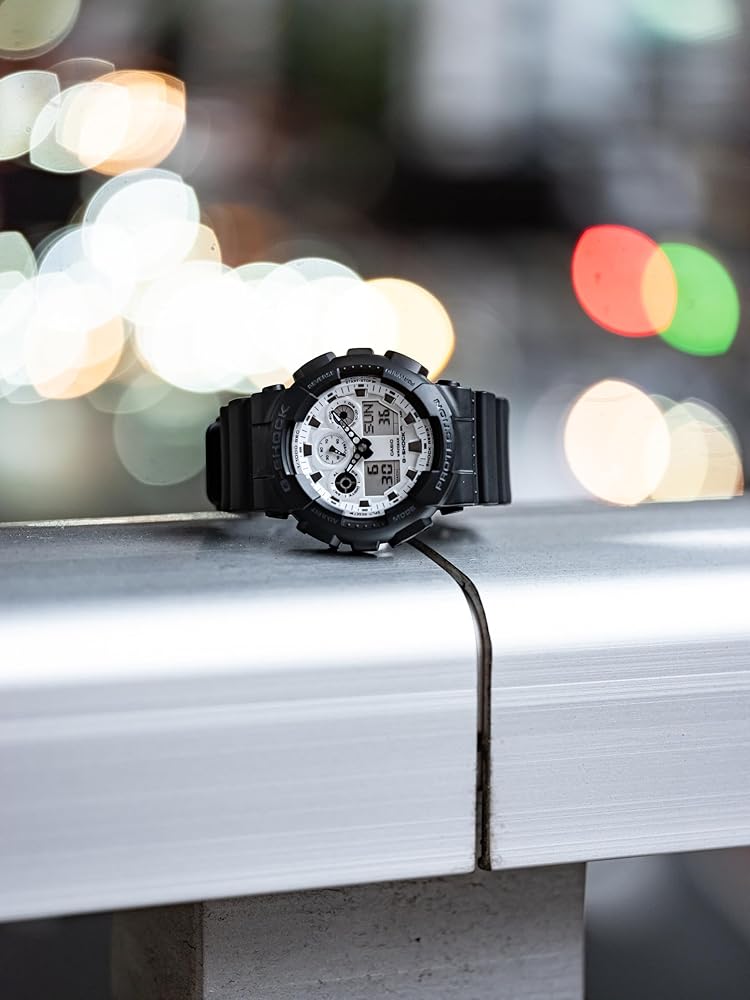CASIO G-SHOCK GA-100WD-1AJF ブラック&ホワイト Amazon.com: Casio GA-100WD-1AJF Black and Brilliant White